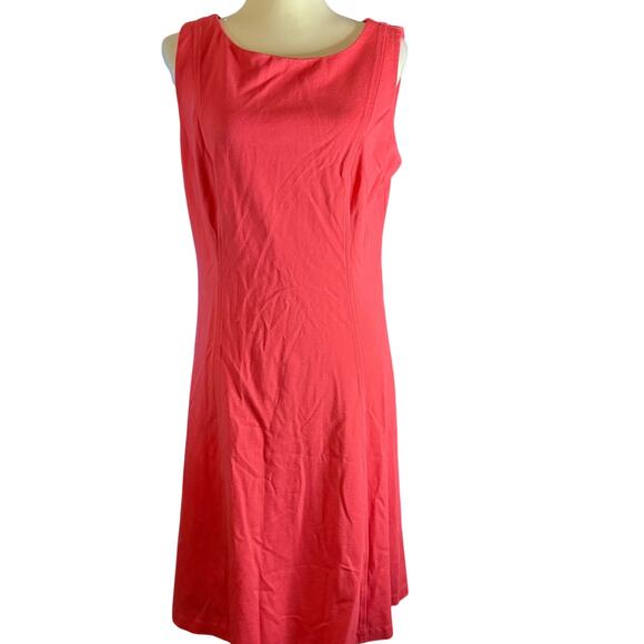 Talbots Dresses & Skirts - Talbots Sleeveless Fit & Flare Dress, Coral Red, Women's Size 10